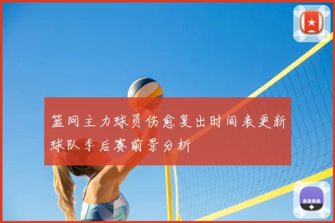 篮网主力球员伤愈复出时间表更新球队季后赛前景分析