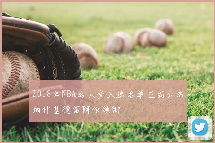 2018年NBA名人堂入选名单正式公布纳什基德雷阿伦领衔
