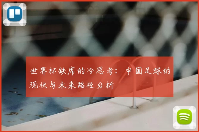世界杯缺席的冷思考:中国足球的现状与未来路径分析